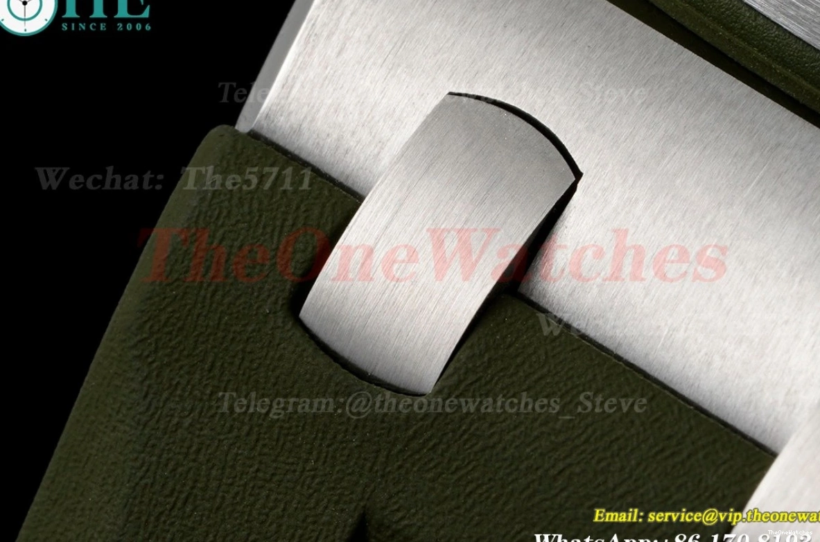 42mm Royal Oak BF 15720 Stk SS Offshore A4308 Green Diver RU 0302